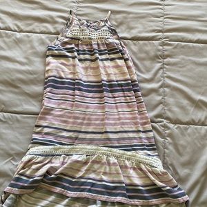 Toddler stripped Maxi dress